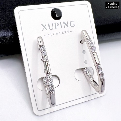 Сережки Xuping 10980 (3,0 см.)